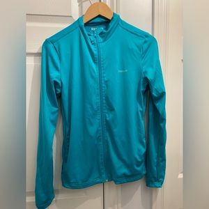 Teal Reebok sports full zip jacket/sweater in small with pockets